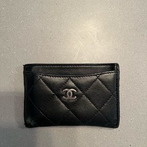 Chanel card holder wallet